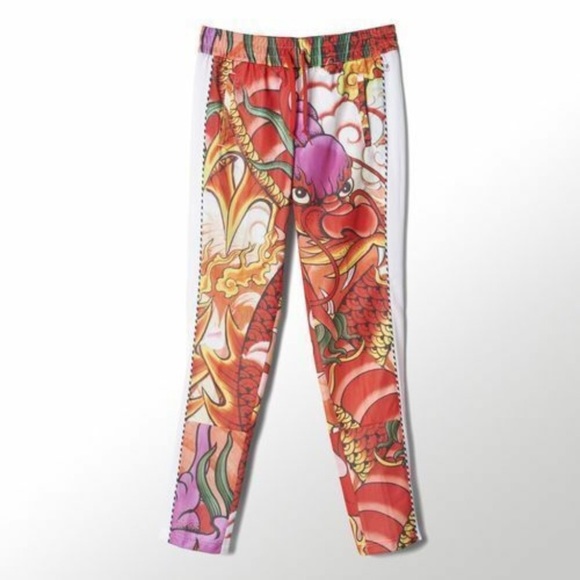 ADIDAS Women’s Rita Ora Dragon Print Pants Size S - Picture 4 of 11